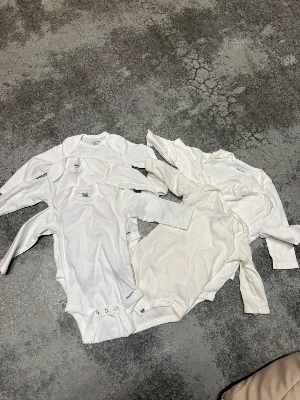 Classic White Long-Sleeve Baby One-Piece Bodysuits - Pack